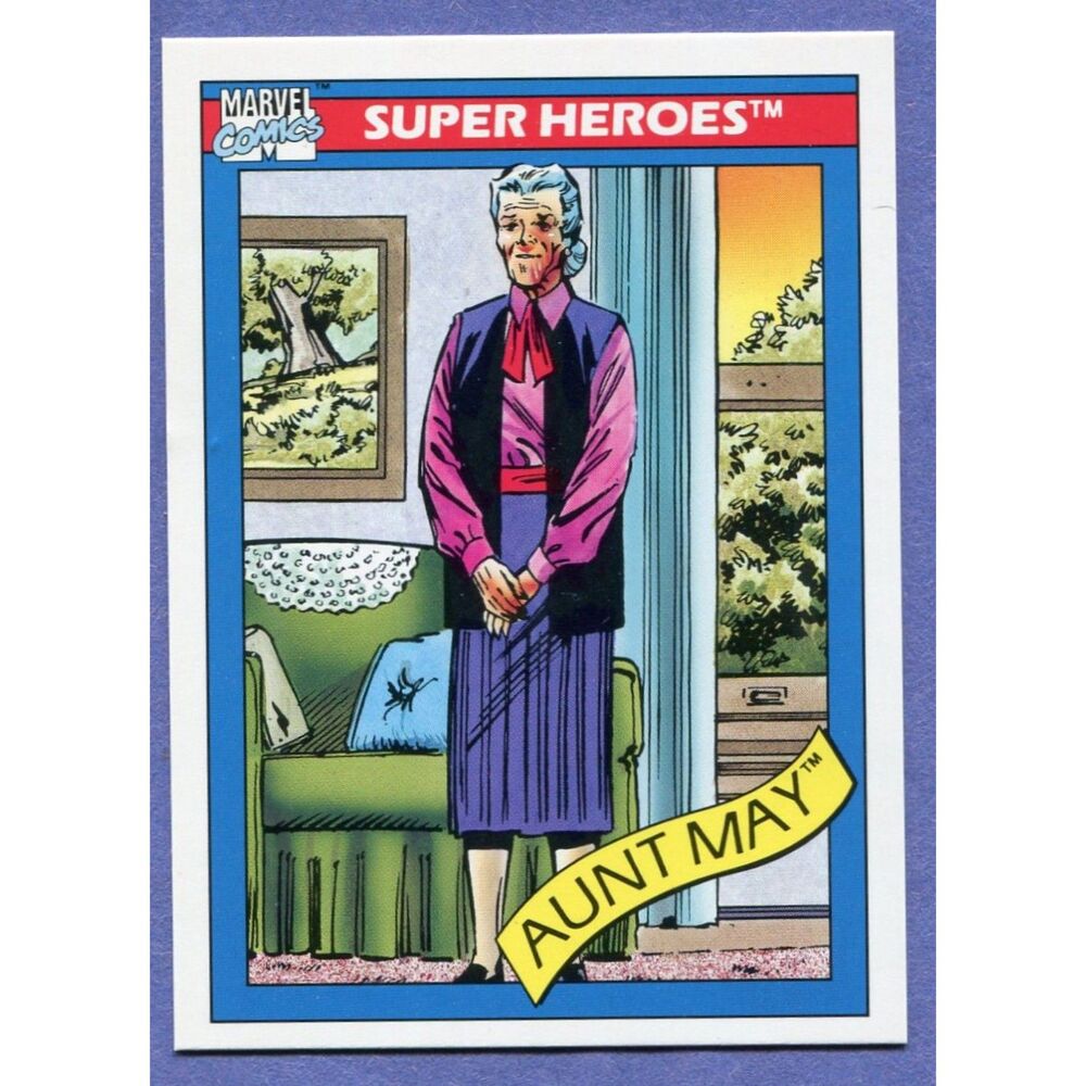 1990 Marvel Universe Card - #28 Aunt May